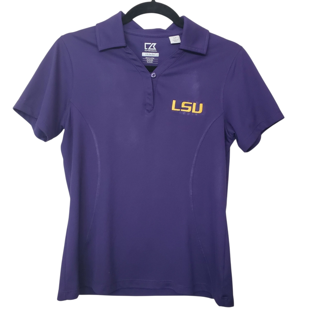 Cutter & Buck Women's Purple LSU Polo Shirt